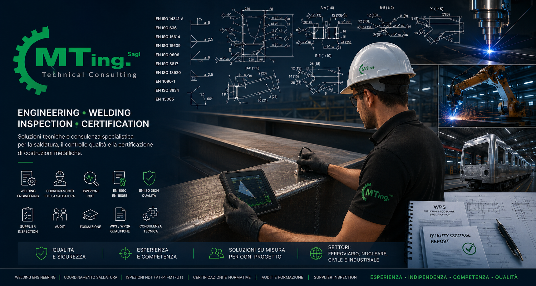 MTing Sagl — Engineering, Welding, Inspection, Certification